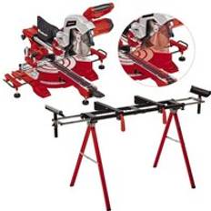 Mitre saw stand Einhell Tc-sm 216 Sliding Crosscut Mitre Saw 216mm Laser Line 240V + Leg Stand