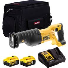 Dewalt reciprocating saw 18v Dewalt DCS380N 18V Reciprocating Saw with 2 x 5.0Ah Batteries Charger & Tool Bag