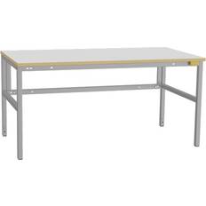 GBP ESD-arbetsbord Lätt H 1500 x 800 mm grå matta