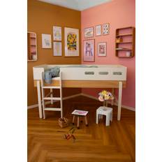 Flexa Popsicle High Bed Oak Cream