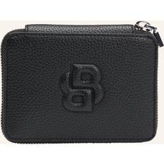 BOSS Small Grained Ziparound Wallet - Black