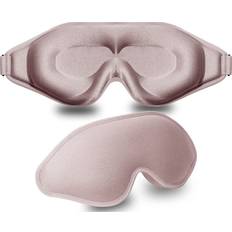 Pink Sleep Masks Zeuxo 2 Pcs 3D Deep Contoured Eye Covers