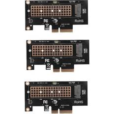 Jojomino 3X M.2 NVME SSD to PCIe 4.0 Adapter Card 64Gbps