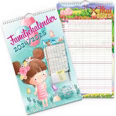 Almanacksförlaget Familjekalender 6 Kolumner 18 Mån 2024-25