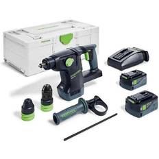 Festool Hammer Drills Festool KHC18 5.0 EBI-Plus 18V Cordless SDS Plus Rotary Hammer Drill