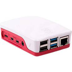 Raspberry Pi 4 Case Red/White