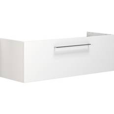 Scanbad Badrumsmöbler Scanbad Tvättställsskåp Multo 1 Låda Slät Vit Högblank 120 cm