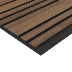 Lundbergs Akustikpanel Klassisk Barcode Valnöt 2780x615x20