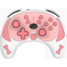 Game Controllers Greenzech White Wireless Game Controller Switch Pro Bluetooth Gamepad