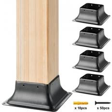 101.6x101.6mm Post Base 4 Pcs