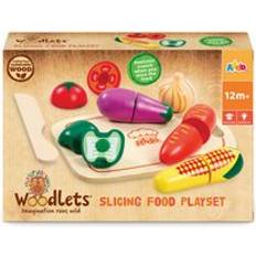 Addo Play Woodlets Slicing Food Vegetables Roleplay Set