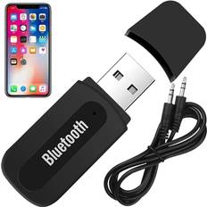 Retoo Bluetooth Sender Empfänger 2in1 Audio Transmitter Adapter Kabel Aux 3.5mm RCA Drahtloser Auto TV HiFi Lautsprecher Kopfhörer