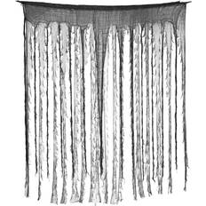 Halloween Doorway Party Curtains Halloween Fetzenvorhang Schwarz/Grau 150 x 190 cm