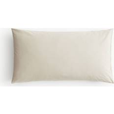 H&M En Algodón 50x90 Beis Funda de almohada Beige (90x50cm)