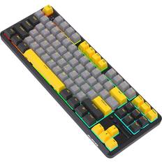 Keyboards Greenzech 87 Keys 3 Mode Bluetooth Gaming Mechanical Keyboard