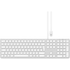 Satechi Aluminum USB Wired Keyboard with Numeric Keypad