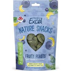 Excel Burgess Fruity Feasts Baked Nature Snacks With Banana & Blueberry 360g 6 Packs of 60g