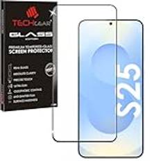 Screen Protectors TechGear Tempered Glass Finger ID Full Screen Protector for Samsung Galaxy S25