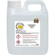 HD Chemicals Isopropyl Rubbing Alcohol 70% First Aid 1000ml 1L