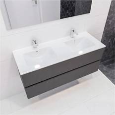 Kommod 2L Med Ställ Denia Dubbel 1200 x 500 x 450 mm Antracit