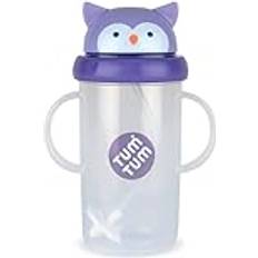 Tum Tum Tasse Antifuite Avec Paille Lestée Chouette 300 ml