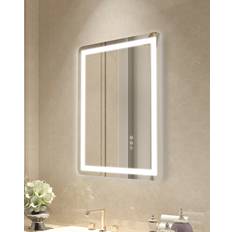 VEVOR LED Badeværelsesspejl 3 Farver 50 x 70 cm