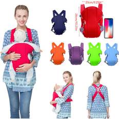 Red Baby Carriers Strong Adjustable Infant Baby Carrier Wrap Sling Newborn Backpack