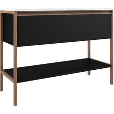 Hill Ceramic Tvättställsskåp Tone Svart Matt 120 cm med Handfat