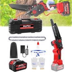 Cordless mini chainsaw YouseaHome Mini Chainsaw 8 Inch Cordless Brushless with 2 Chains