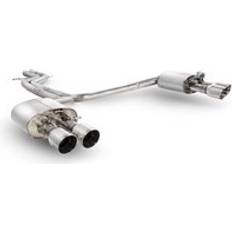 Exhaust Systems Scorpion Non-Resonated 2.75 Inch Half Exhaust System 4x 100mm Round Daytona Polished Tailpipes