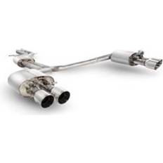 Exhaust Systems Scorpion Resonated 2.75 Inch Half Exhaust System 4x 100mm Round Daytona Polished Tailpipes