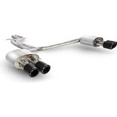 Exhaust Systems Scorpion Non-Resonated 2.75 Inch Half Exhaust System 4x 100mm Round Ascari Carbon Fibre Tailpipes