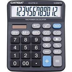 Calculators Catiga Premium Commercial 12-Digit Large Desktop Calculator