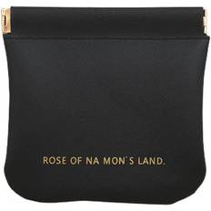 Faux Leather Cosmetic Bags LAIKOU Faux Leather Mini Cosmetic Bag - Black