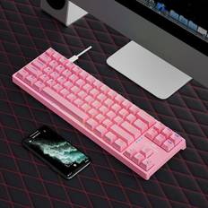 Keyboards Greenzech Mechanical Gaming Keyboard 71 Keys Type-C