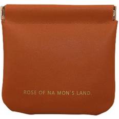 Faux Leather Cosmetic Bags LAIKOU Faux Leather Mini Cosmetic Bag - Brown