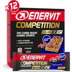Enervit Competition Energy Bar Red Fruits Box of 12 Bars
