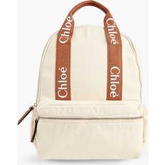 Chloe Offwhite Branded Canvas Baby Changing Backpack 1size