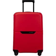 Samsonite Magnum ECO 55cm 4-Wheel Cabin Case Hibiscus Red