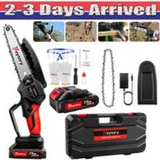 Electric Mini Chainsaw 21V Handheld Cordless Wood Cutter