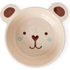 Bear-Shaped Melamine Bowl 50 cl Brown