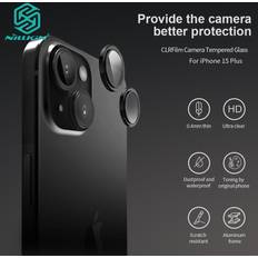 Nillkin CLRFilm Camera Tempered Glass For iPhone 15 Plus Full Lens Protection 0.4mm Thickness iPhone 15 Plus Black