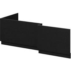 Napoli Nero Oak MDF 1700mm L Shaped Front And End Bath Panel Set
