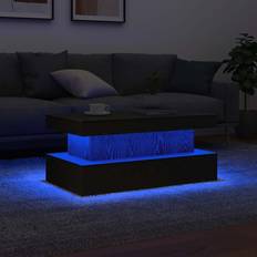 vidaXL with LED Lights 90 x 50 x 40 cm Coffee Table
