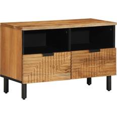 vidaXL Cabinet 70 x 33 x 46 cm Solid Wood Acacia TV Stand TV Bench