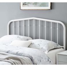 Bed Bath & Beyond Camberly Arched King Size White Metal Headboard
