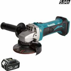Makita DGA452Z 18V 115mm LXT Angle Grinder Body BL1850 5Ah Battery