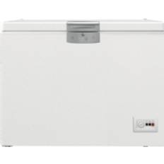 Beko HSM22340 Fryser Kummefryser Fritstående 230 L D Hvid Sølv, Hvid