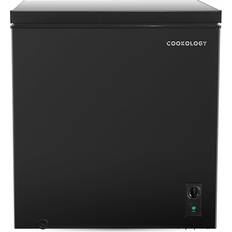 Cookology CCFZ198BK Freestanding Chest Freezer 198 Litre Capacity White, Black
