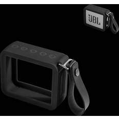 INF Skyddsfodral i Silikon med Handrem för JBL GO2 Svart